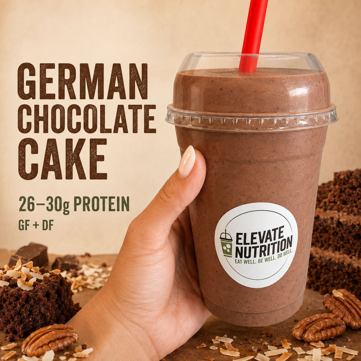 German Chocolate Cake Smoothie image 0
