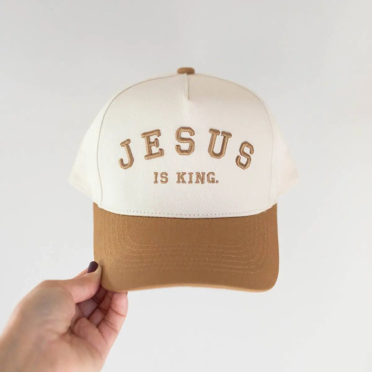 Jesus Is King Christian Trucker Hat