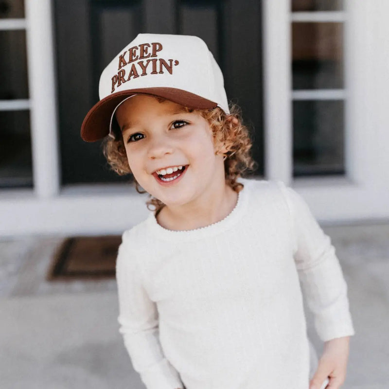 Keep Prayin' Christian Kids Hat
