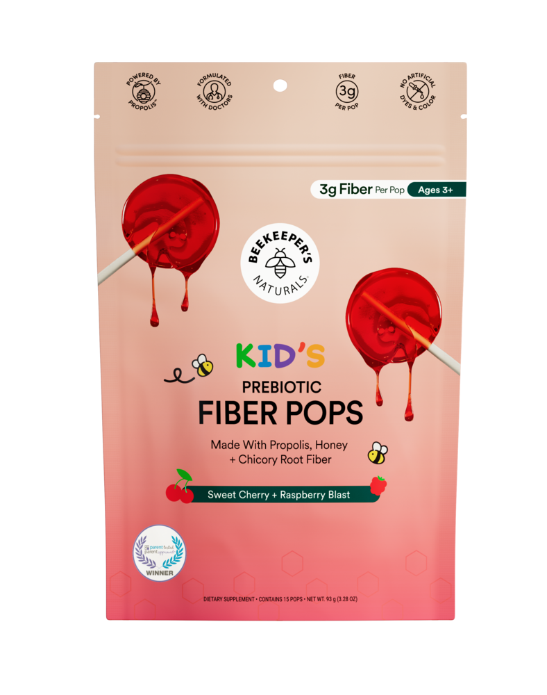 Beekeeper's Naturals Kids Fiber Lollipops