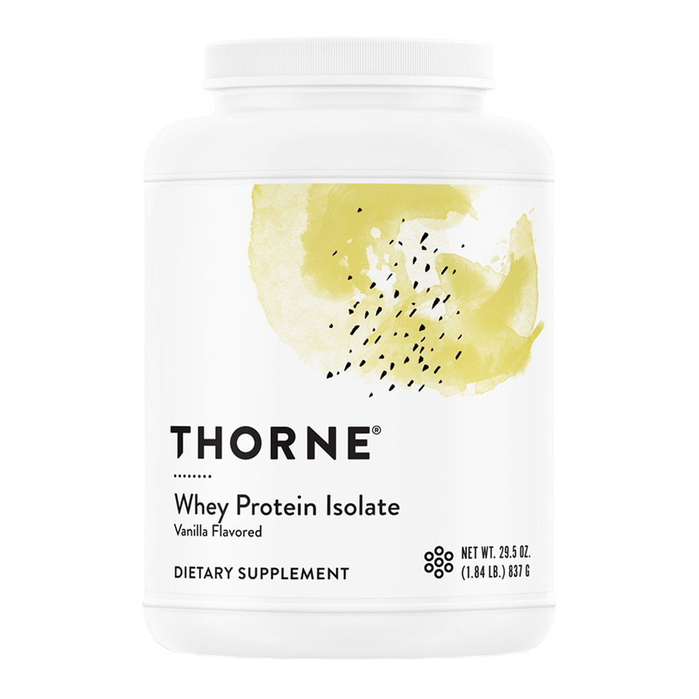 Thorne Whey Protein Isolate — Vanilla NSF