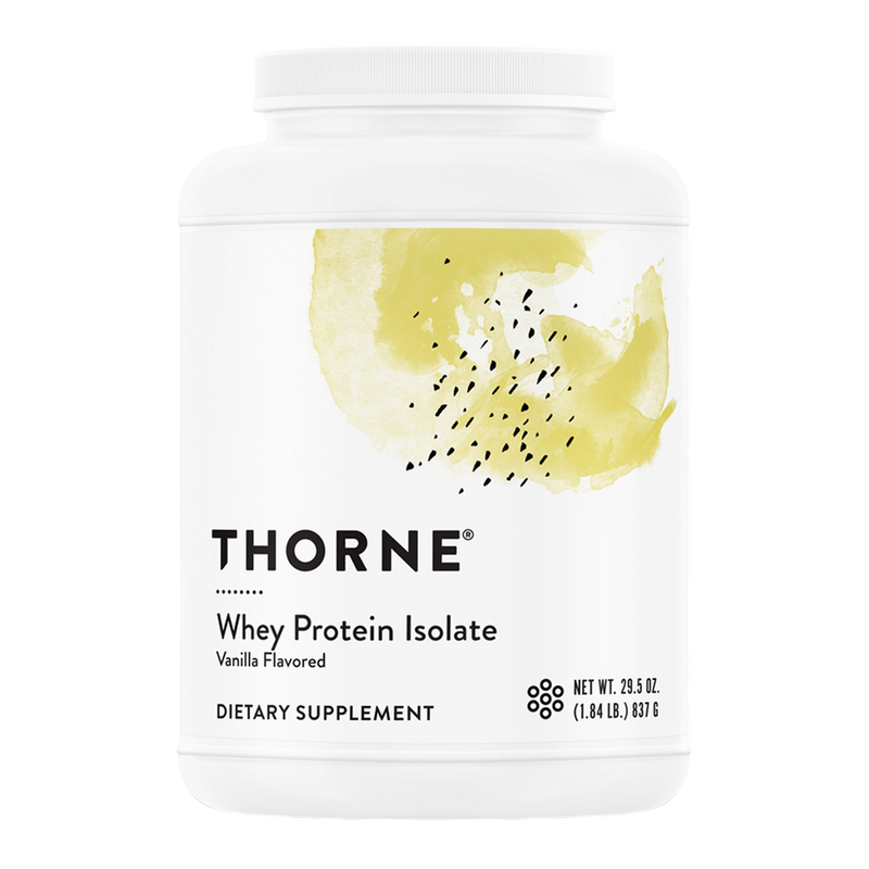 Thorne Whey Protein Isolate — Vanilla NSF